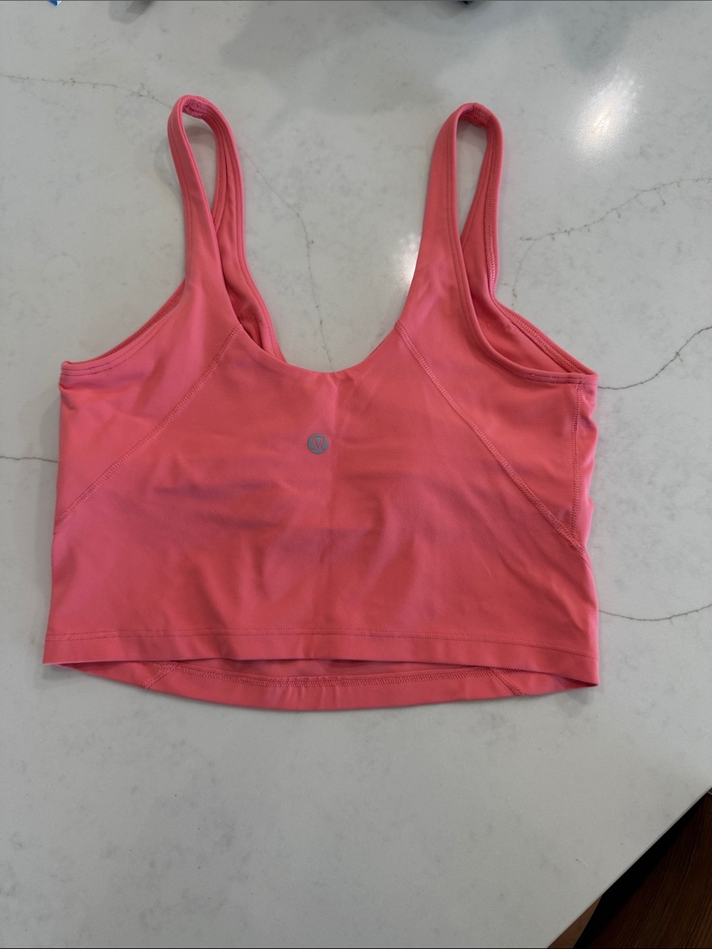 lululemon athletica Coral Pink Scoop Sports Bra Tank